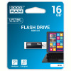 Флеш-накопичувач USB 16GB GOODRAM UCU2 (Cube) Black (UCU2-0160K0R11)