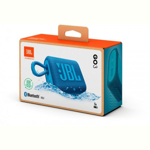 Акустична система JBL GO 3 Eco Blue (JBLGO3ECOBLU)