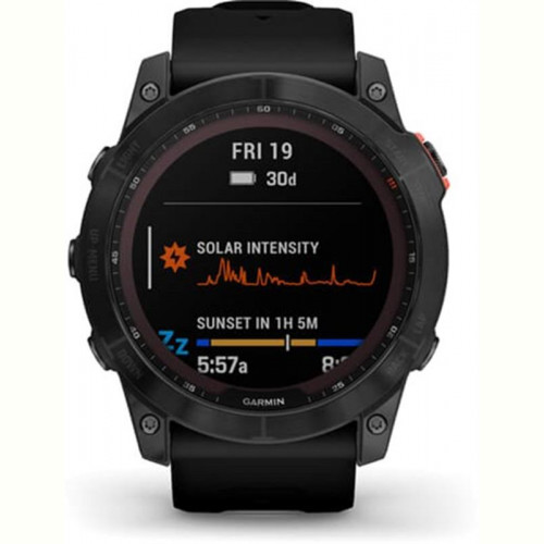 Смарт-годинник Garmin Fenix 7X Solar Slate Gray with Black Band (010-02541-00)