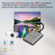 Адаптер Promate MediaLink-H2 USB Type-C - 2xHDMI (M/F) Grey