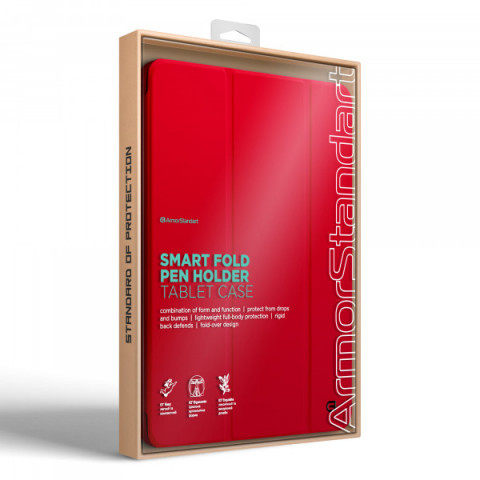Чохол ArmorStandart Smart Fold Pen для iPad 10.2 (2021/2020/2019) Red (ARM74932)
