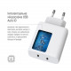 Мережевий зарядний пристрій ColorWay GaN Mini 50W PD Port PPS USB (Type-C PD 30W + Type-C PD 20W) White (CW-CHS050PD-WT)