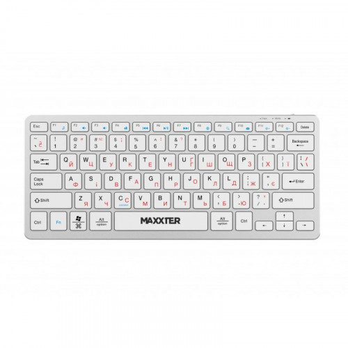 Клавiатура Maxxter KBW-C01S-UA Silver