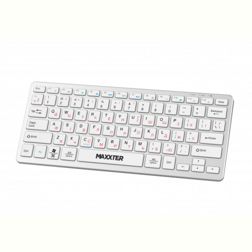 Клавiатура Maxxter KBW-C01S-UA Silver
