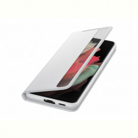 Чохол-книжка Samsung Smart Clear View Cover для Samsung Galaxy S21 Ultra SM-G998 Light Gray (EF-ZG998CJEGRU)