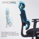 Крісло офісне OfficePro Skyline OC750-B-B-B Купити в Україні