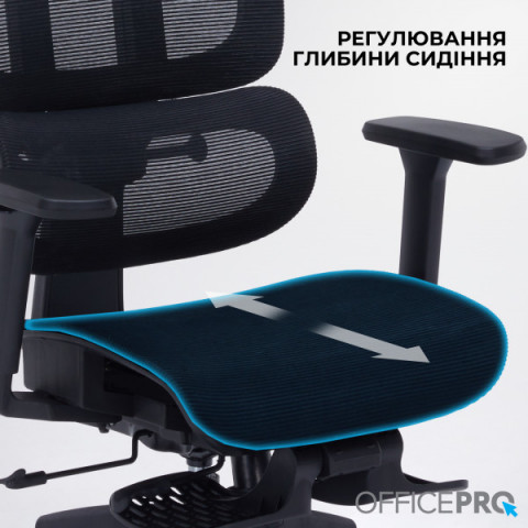 Крісло офісне OfficePro Skyline OC750-B-B-B Купити в Україні