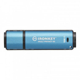 Флеш-накопичувач USB3.2 128GB Kingston IronKey Vault Privacy 50 Type-A Blue (IKVP50/128GB)