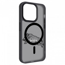 Чохол ArmorStandart Uniq Magsafe для Apple iPhone 15 Pro Maza Boar 1 Black (ARM76326)