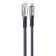 Кабель ColorWay USB - USB Type-C (M/M), 2.4 А, 1 м, Blue (CW-CBUC012-BL)