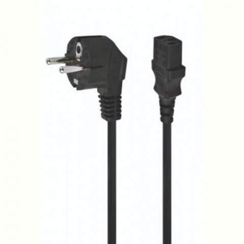 Кабель живлення CEE7/7-C13, 3х0.5 мм, черный, 1.2м