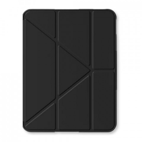 Чохол-книжка BeCover Rugged Origami Transparent з кріпленням Apple Pencil для Apple iPad 10.9" (2022/2024)/iPad (А16) 2025 11" Black (714966)
