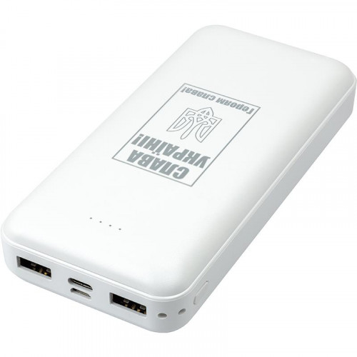 Універсальна мобільна батарея PowerPlant TPB22 20000mAh White (PB930531)