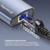 Док-станція СolorWay USB-C 6-в-1 Type C PD 100W/USB3.0х3/HDMI 4К/RJ45 (CW-HUB02)