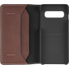 Чохол-книжка Platinum Leather Wallet для Samsung Galaxy S10 SM-G973 Brown (PT-MGS10LWFBR)