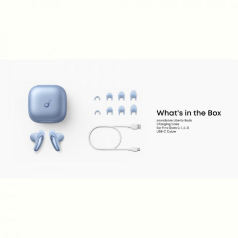 Bluetooth-гарнітура Anker SoundСore Liberty Buds Blue (D1200G31)