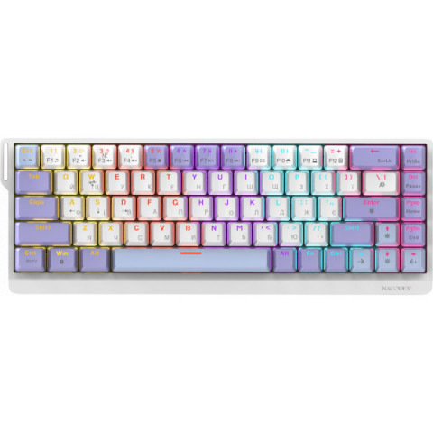 Дротова механічна клавіатура Ajazz NK68 V2 Red Switch (NK68-V2-R-PWB) Купити в Україні