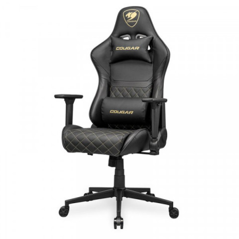 Крісло ігрове Armor One V2 Gold, чорний