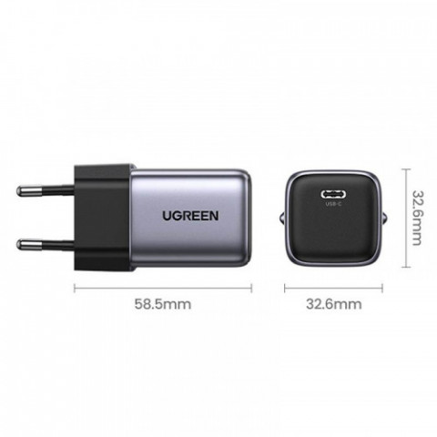 Зарядний пристрій Ugreen CD318 Gray (90664)