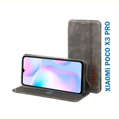 Чохол-книжка BeCover Exclusive New Style для Xiaomi Poco X3 Gray (706436)