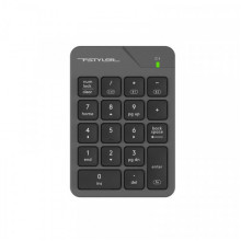 Клавіатура цифрова бездротова A4-Tech FBK21C (Smoky Grey), колір сірий