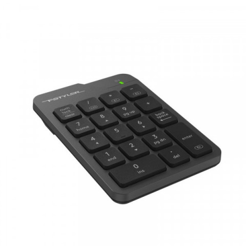 Клавіатура цифрова бездротова A4-Tech FBK21C (Smoky Grey), колір сірий