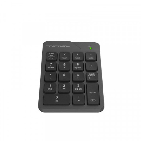 Клавіатура цифрова бездротова A4-Tech FBK21C (Smoky Grey), колір сірий