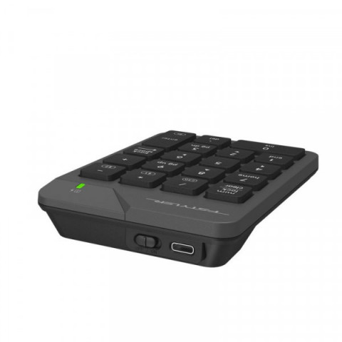 Клавіатура цифрова бездротова A4-Tech FBK21C (Smoky Grey), колір сірий