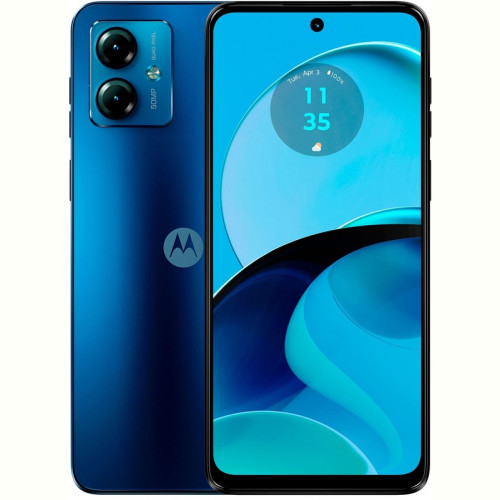 Смартфон Motorola Moto G14 4/128GB Dual Sim Sky Blue (PAYF0004PL)