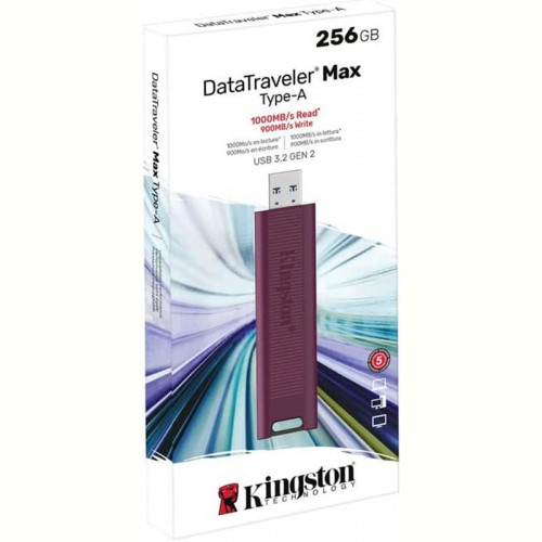 Флеш-накопичувач USB3.2 256GB Kingston DataTraveler Max Red (DTMAXA/256GB)