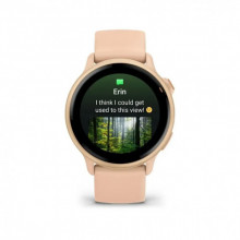 Смарт-годинник Garmin Vivoactive 6 Metallic Pink Dawn with Pink Dawn Silicone Band (010-02985-43)