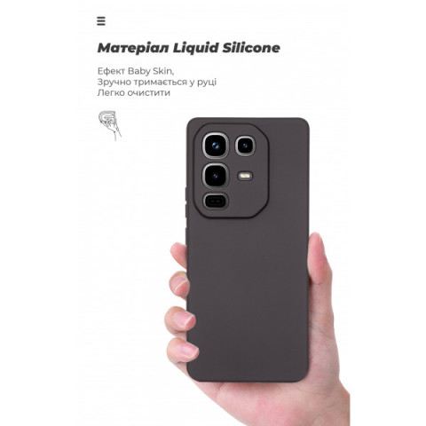 Чохол ArmorStandart ICON для Infinix Note 50 Pro 4G Camera cover Black (ARM84731)