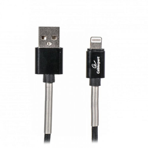 Кабель Cablexpert (CCPB-L-USB-06BK) USB 2.0 A - Lightning, преміум, 2.4А, 1м, чорний