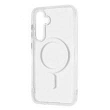 Чохол-накладка Wave Clear Case (PC+TPU) with Magnetic Ring для Samsung Galaxy S24 SM-S921 Transparent