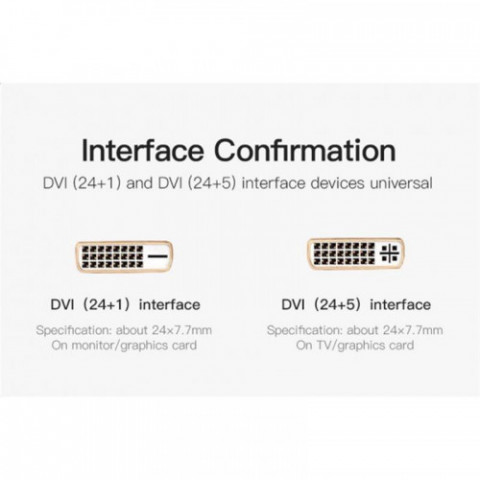 Кабель Vention DVI - HDMI V 1.4 (M/M), 1.5 м, Black (ABFBG)