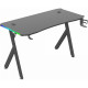 Геймерський комп'ютерний стіл GT Racer T-1224 (120x60x73) Black