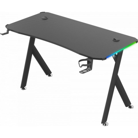 Геймерський комп'ютерний стіл GT Racer T-1224 (120x60x73) Black