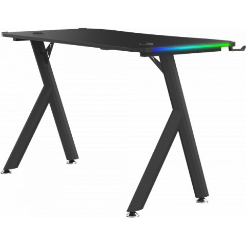 Геймерський комп'ютерний стіл GT Racer T-1224 (120x60x73) Black
