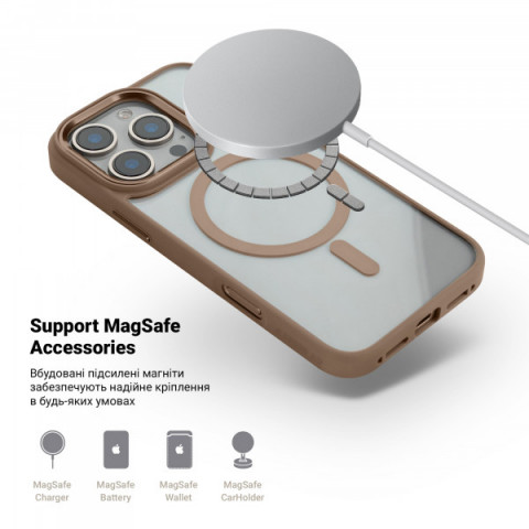 Чохол ArmorStandart Unit MagSafe для Apple iPhone 16 Pro Titanium Desert (ARM81330)