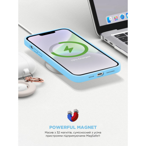 Чохол ArmorStandart ICON2 MagSafe для Apple iPhone 14 Sky (ARM68390)