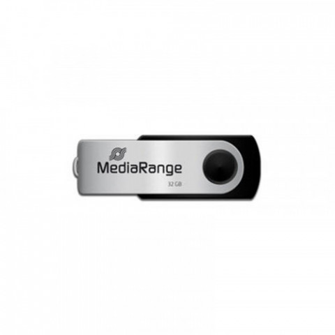 Флеш-накопичувач USB2.0 32GB MediaRange Black/Silver (MR911)