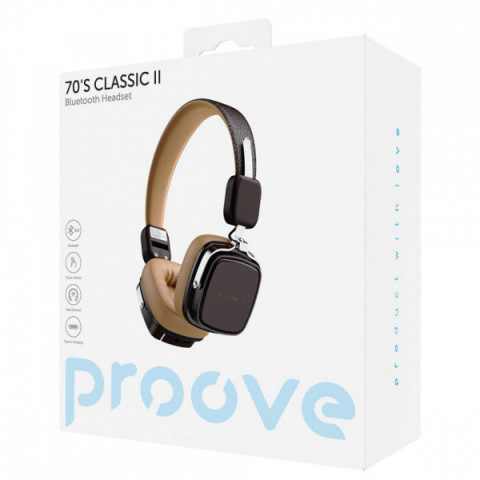 Бездротові навушники Proove 70's Classic II silver black Купити в Україні