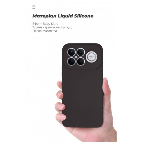 Чохол ArmorStandart ICON для Xiaomi Poco F8 Ultra Camera cover Black (ARM89272)