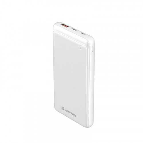 Універсальна мобільна батарея ColorWay Slim PD 10000mAh White (CW-PB100LPG3WT-PD)