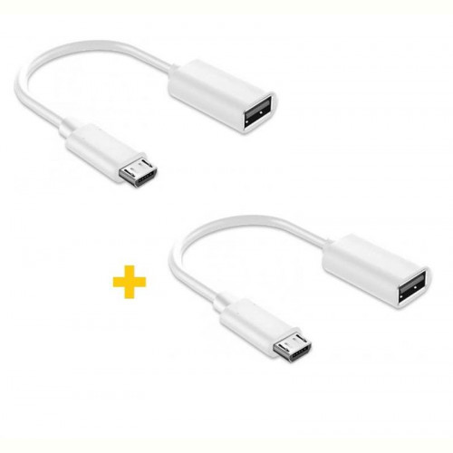 Адаптер XoKo AC-130 USB-microUSB White 2шт. (XK-AC130-WH2)