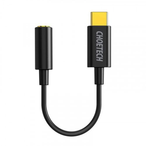 Адаптер Choetech USB Type-C - 3.5 mm, Black (AUX003-BK)