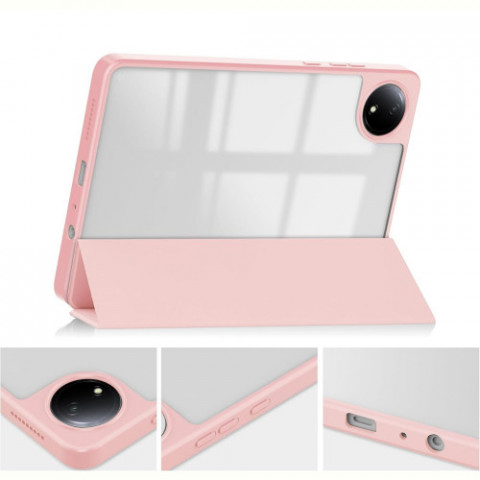 Чохол-книжка BeCover Soft Edge TPU для Xiaomi Redmi Pad SE 8.7 Pink (712570)