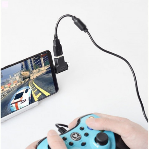 Адаптер Vention USB - USB Type-C + micro USB V 3.0 (F/M) Black (CDIB0)