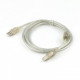 Кабель Cablexpert (CCF-USB2-AMBM-TR-0.75M) USB2.0 A - USB B, 0.75м, феритовий фільтр