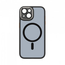 Чохол ArmorStandart Unit MagSafe SE для Apple iPhone 15 Black Orange (ARM75361)